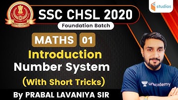 1:30 PM - SSC CHSL 2020 | Prabal Lavaniya | Number System (Part-1)