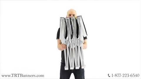 How to Assemble a Quick Fabric Pop Up Banner