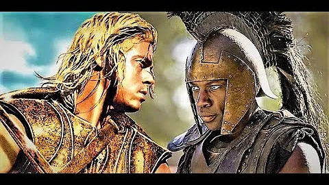 Both Fight Scenes of Achilles vs Hector (TV Show and Movie) HD