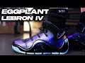 Nike lebron 4 eggplant review and on foot