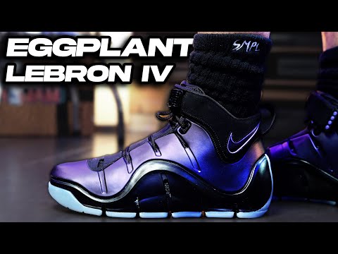 Nike LeBron 4 Eggplant Review and On Foot