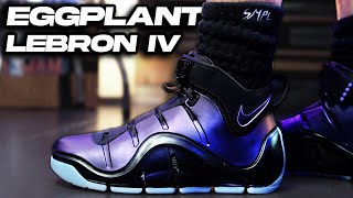 Nike LeBron 4 Eggplant Review and On Foot