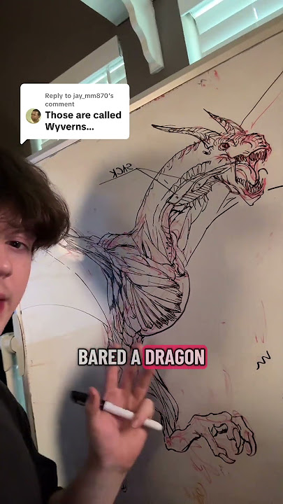 A two legged dragon is NOT automatically a wyvern #dragon #art #science #fantasy #fyp