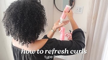 How to Refresh Curls: Easy Routine with a Spray Bottle, Leave-In Conditioner & Gel