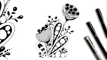 36 # 100 days of tangling | zentangle 100 day challenge | zentangle doodle art | zentangle art