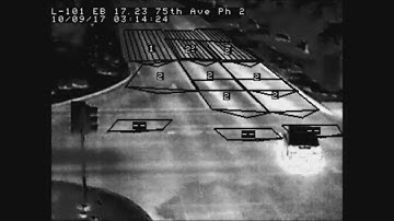 Thermal image cameras along freeways detect wrong way drivers