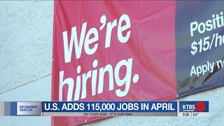 US employers defy economic shock from Iran war and add a surprisingly strong 115,000 jobs in April