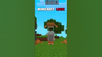 Minecraft Logic😳 #minecraft #shorts #short