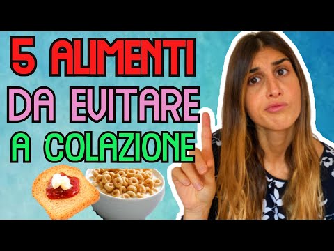 5 ALIMENTI DA EVITARE A COLAZIONE