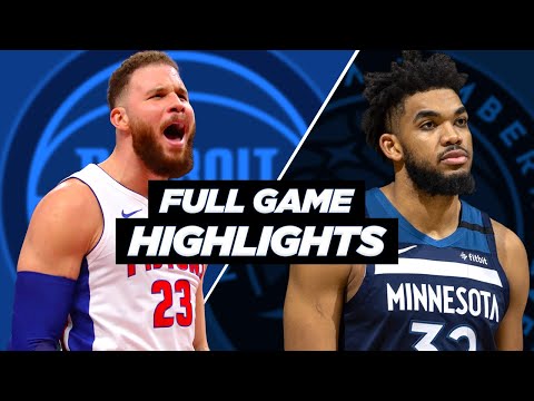 PISTONS at TIMBERWOLVES - FULL HIGHLIGHTS | December 23, 2020 - 21 NBA Season