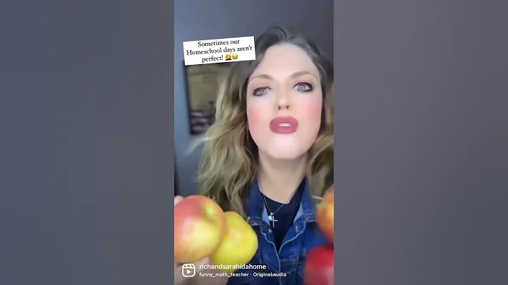 🍎 Overwhelmed Homeschool Mom 🤣#shorts #short #homeschooling #momlife