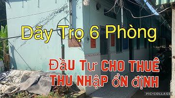 Dãy Trọ 6 Phòng ,xã Tân Thạnh Đông , Củ Chi | DT 5m *22m , SHR | Gần KCN Tân Qui | Giá 1tỷ6