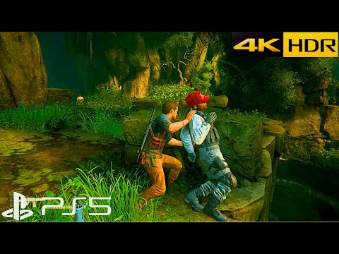 Remastered Aggressive Stealth Kills | Uncharted 4 [ Gameplay 4k HDR]