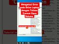 Mengatasi Error pada Drive Laptop dengan Tulisan 'Cannot Open Volume #tutorial #windows #drive