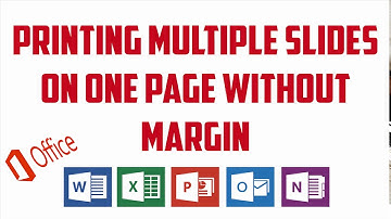 Printing Multiple Slides on One page without Margin