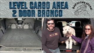 Level Cargo Area On 2 Door Bronco Badlands  Not A Rear Seat Delete, Rear Seats Still  Usable