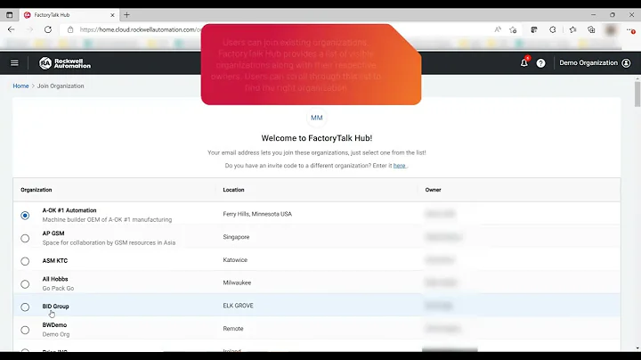 Introduction on Navigating FactoryTalk Hub