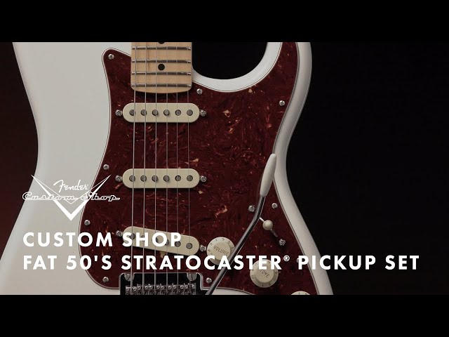 Fender Custom Shop Fat '50s Strat Pickup Set | Fender
