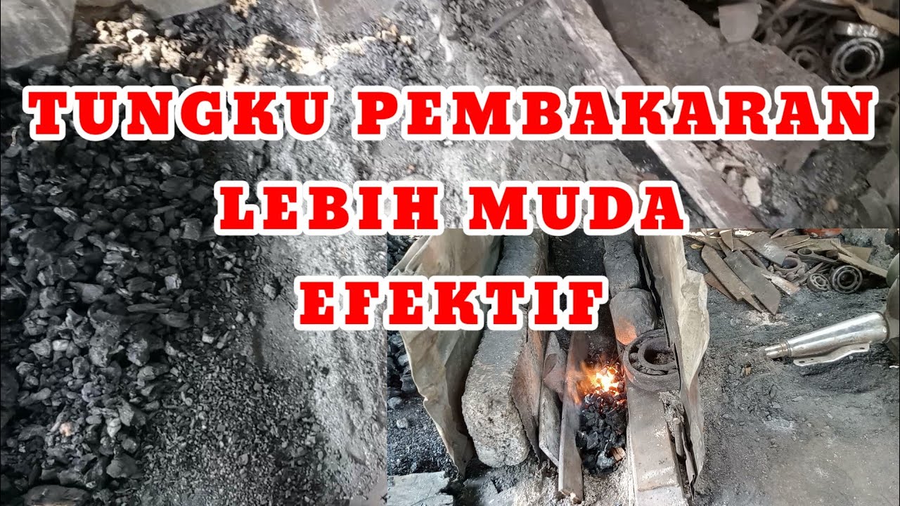 FULL PEMBUATAN TUNGKU PANDAI BESI LEBIH MUDAH DAN GAMPANG