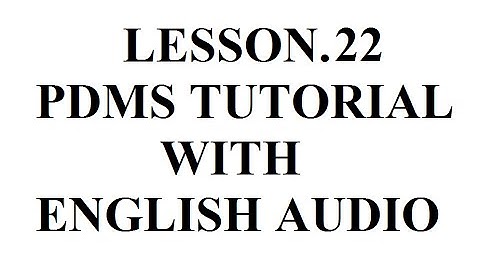 PDMS BEGINNER LESSON 22. HOW TO CREATE LABEL/TAG IN 2D DRAFT