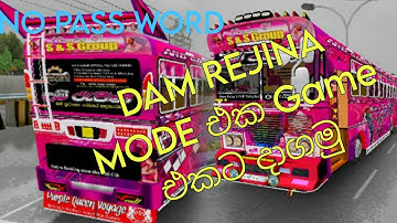 Bus Simulator Indonesia Dam Rejina Bus Mod |දම් රැජිණ බස් මොඩ් එක ගේම් එකට දාගමු |All Update Working