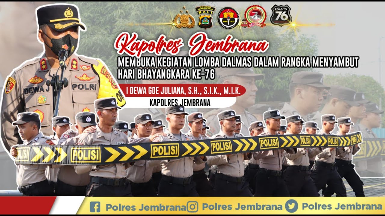 LOMBA DALMAS AWAL DALKA PERINGATAN HARI BHAYANGKARA KE-76 TAHUN