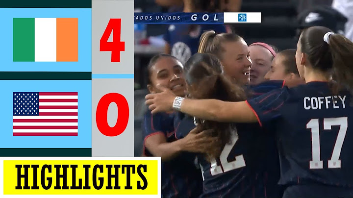 USA vs Ireland FULL Highlights | Women's Football Friendly International