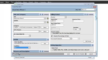 How to Use eBay Turbo Lister