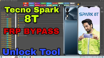 Tecno Spark 8t (kg6p) Frp unlock tool || Tecno spark 8t Frp bypass || Tecno spark 8t || Tecno KG6p