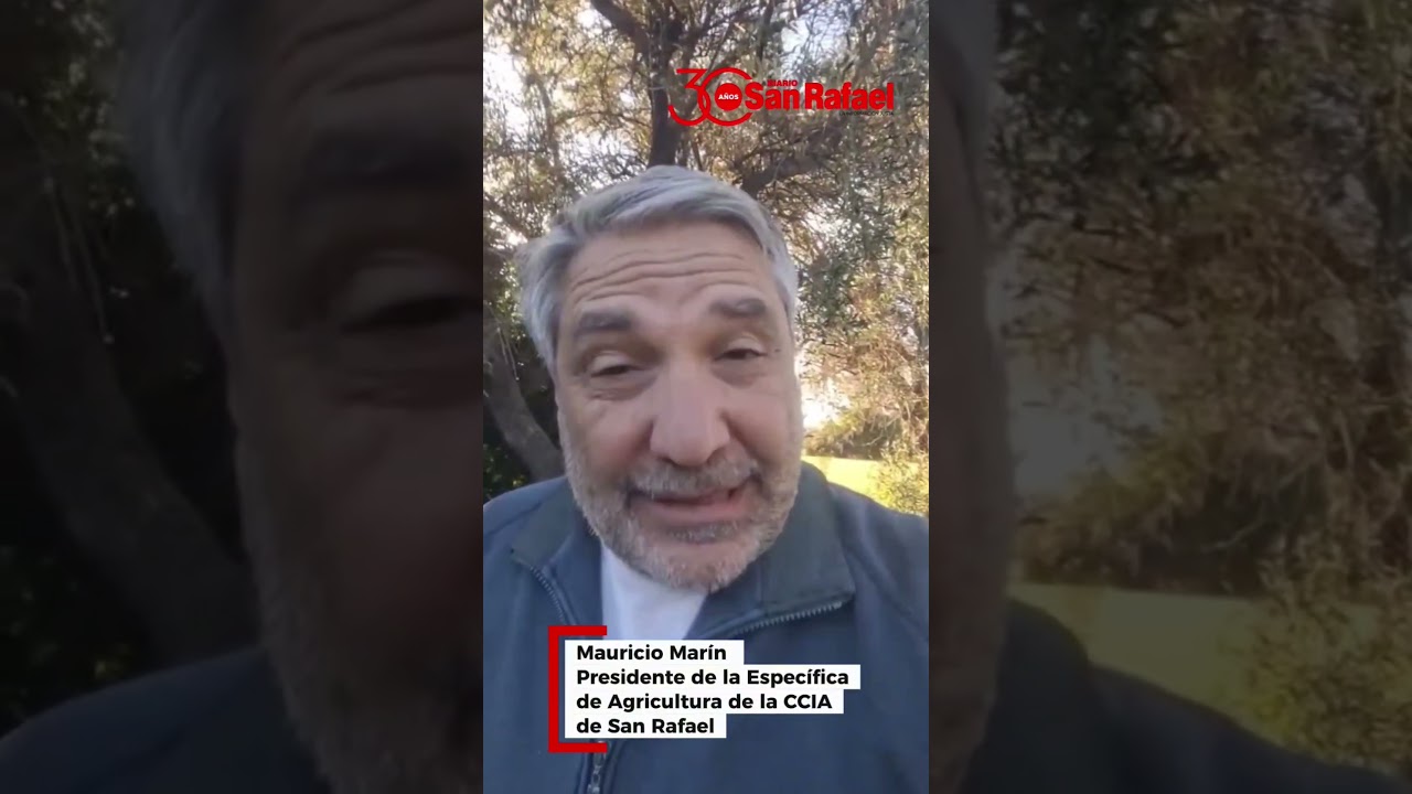 Diario San Rafael cumple 30 años | Mauricio Marín, Presidente Específica de Agricultura de la CCIA