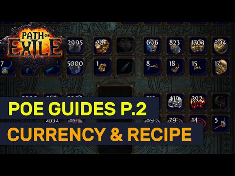 POE Currency Value & Recipe Vendor TIps! Beginner's Guide Series! | POE Guides