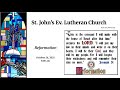 October 26, 2025 - 8:00 Service