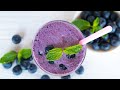 EASY &  SIMPLE BLUEBERRY BREAKFAST SMOOTHIE RECIPE  HEALTHY RECIPE, REFRESHING SMOOTHIE Chef Ricardo
