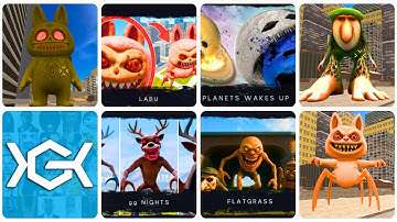 NEXTBOTS IN PLAYGROUND MOD UPDATE MAPS LABUBU, 99 NIGHTS, PLANETS WAKEUP, FLATGRASS GARRY’S MOD