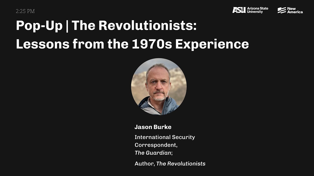 Thumbnail for Pop-Up | The Revolutionists: Lessons from the 1970s Experience (Future Security Forum 2026)