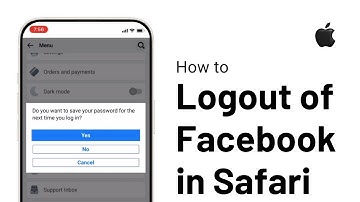 How to Logout of Facebook in Safari in iPhone