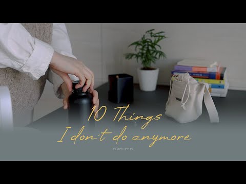 10 things I don&rsquo;t do anymore. how to reduce carbon footprint(with Hanwha)