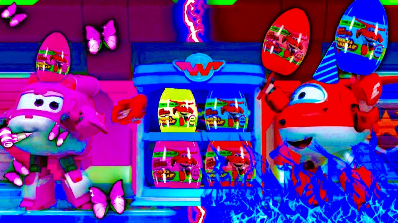 Harika Kanatlar Sürpriz Yumurta Oyuncak Açılım Super Wings Kinder  Toy Review