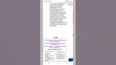 UPRVUNL TG2 ADMIT CARD OUT|| TG2 ADMIT CARD #shorts #ytshorts  #uprvunltg2 #uprvunl2022