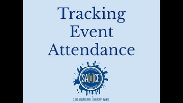 NovoConnect 101 - Tracking Event Attendance