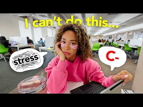 I Might CRASH OUT Before Graduation... crying after class, commercial shoots, a busy college week