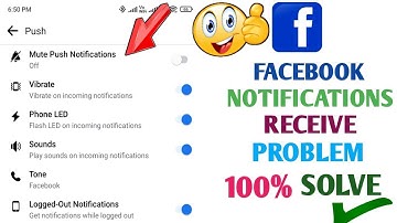 FACEBOOK NOTIFICATIONS RECEIVE PROBLEM 100% SOLVE