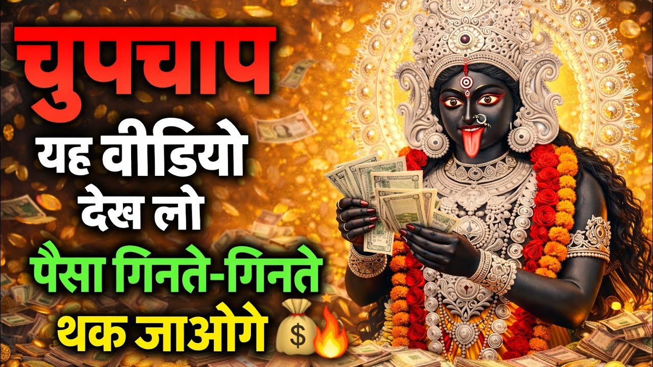 चुपचाप यह वीडियो देख लेना। पैसा गिनते –गिनते थक जाओगे..🌺maa Kali ka sandesh 🌺