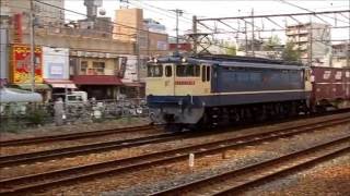 JR貨物 EF65-2139 PF 関西運用 75ﾚ 東淀川駅・5086ﾚ 鴫野駅
