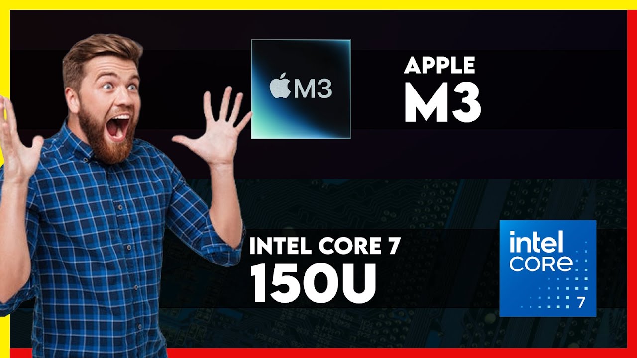 Apple M3 vs Intel Core 7 150U Comparison - YouTube