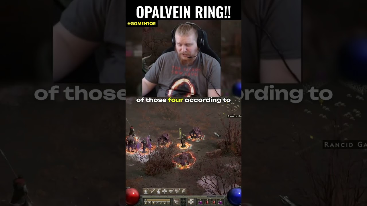 D2R RotW - Opalvein Unique Ring