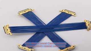 Explore High-Performance 50 pin micro coaxial cable Production from South Korea Designed with Pr Eth Net Worth