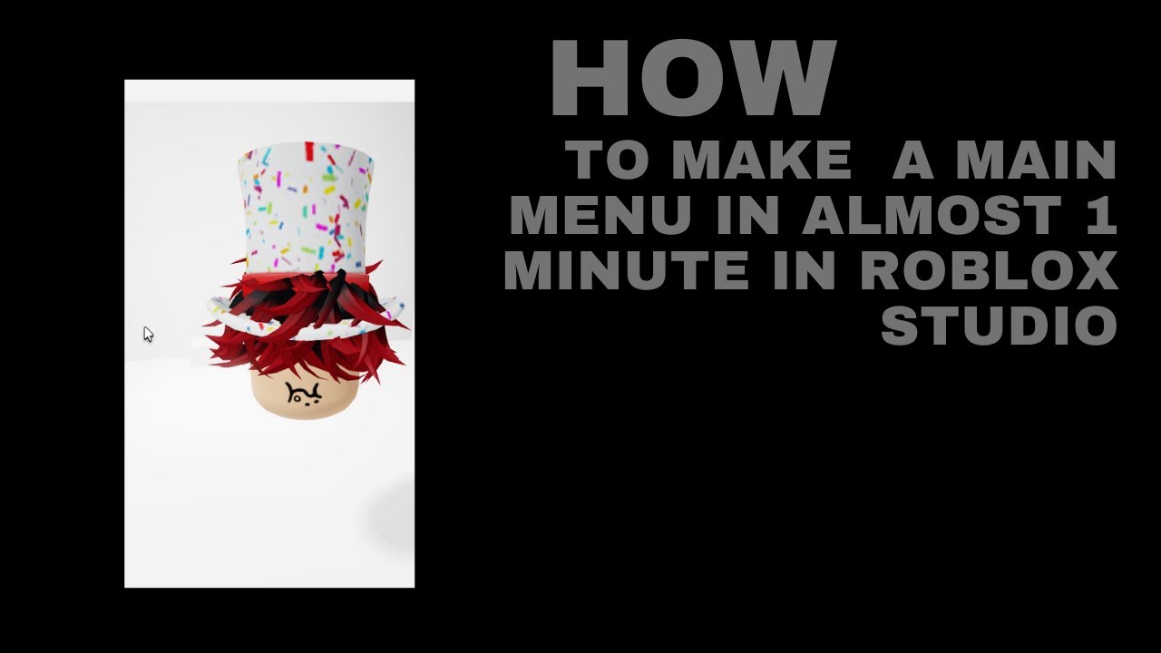 HOW TO MAKE MAIN MENU GUI SUPER EASY 2023 - YouTube