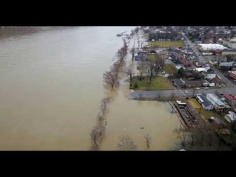 Madison Indiana February 24, 2018 Flood