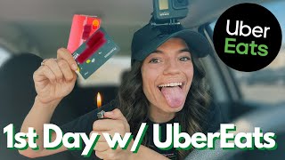 First Day Trying Uber Eats | How Much I Made